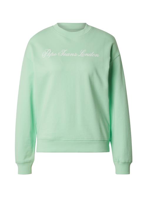 Pepe Jeans Sweatshirt 'ELSY'  mint / hvid