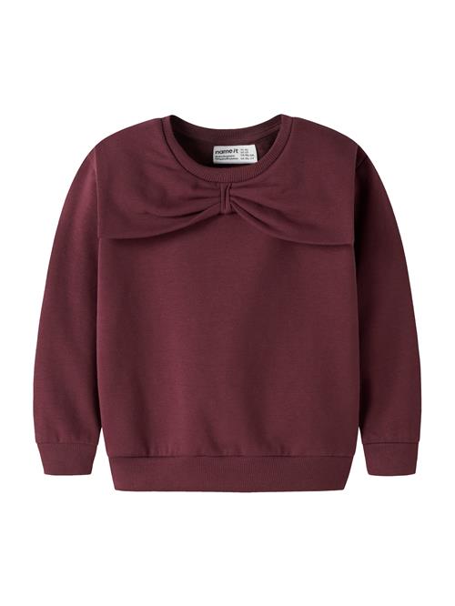 NAME IT Sweatshirt 'NMFSOVEA'  burgunder