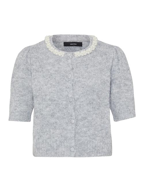Vero Moda Petite Cardigan 'VMOCEAN'  grå-meleret / perlehvid