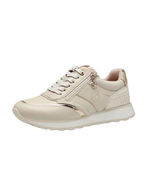 Tamaris Sneaker low  elfenben / guld