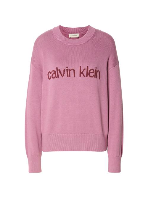 Calvin Klein Jeans Pullover  bordeaux / pastelrød