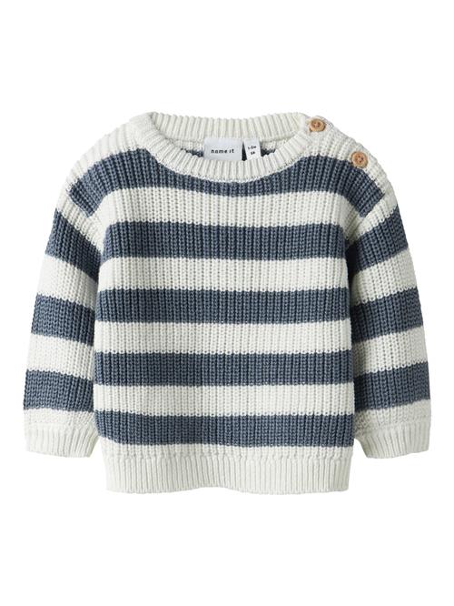 NAME IT Pullover 'NBMOLFERT'  navy / hvid