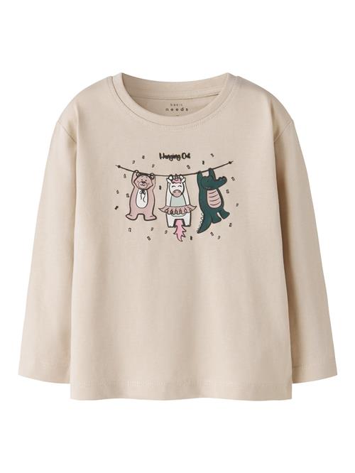 NAME IT Bluser & t-shirts 'NMFVEEN'  smaragd / lyserød / uldhvid