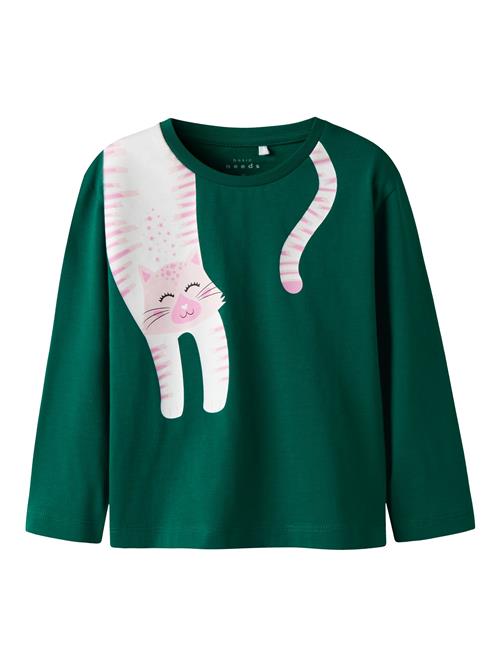 NAME IT Bluser & t-shirts 'NMFVEEN'  mørkegrøn / lyserød / lys pink / sort