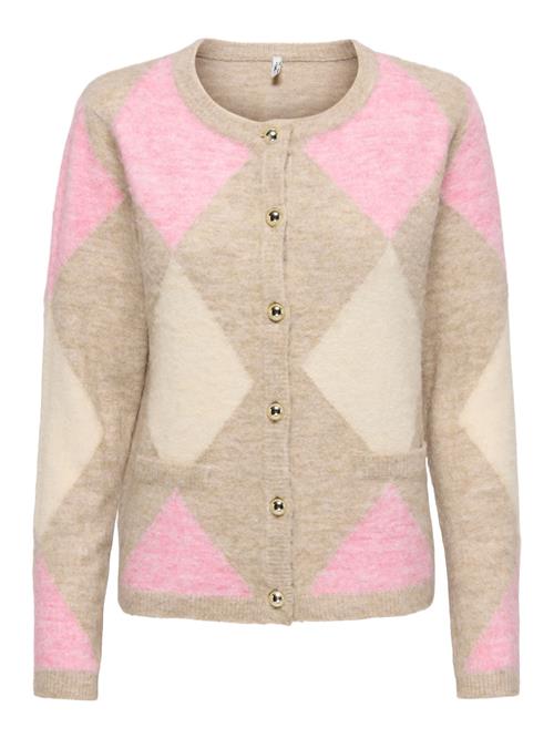 ONLY Cardigan  lysebeige / brun / pink