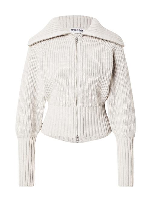 WEEKDAY Cardigan 'Jana'  lysegrå