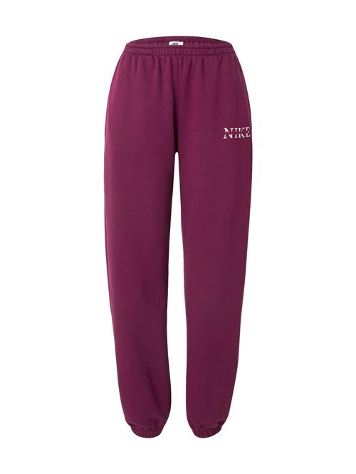 Nike Sportswear Bukser 'PHNX FLC'  bordeaux / hvid