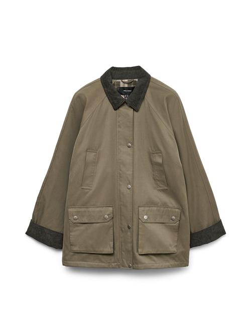 VERO MODA Overgangsfrakke 'WALES'  mørkegrøn
