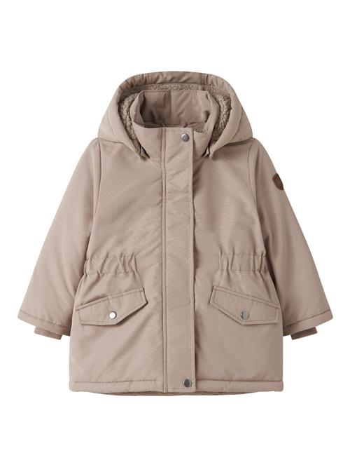Se NAME IT Vinter Jakke Marlow Parka Silver Mink hos SmartKidz