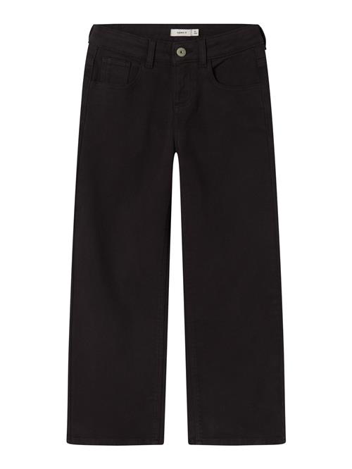 NAME IT Twill Wide Bukser Rose Black