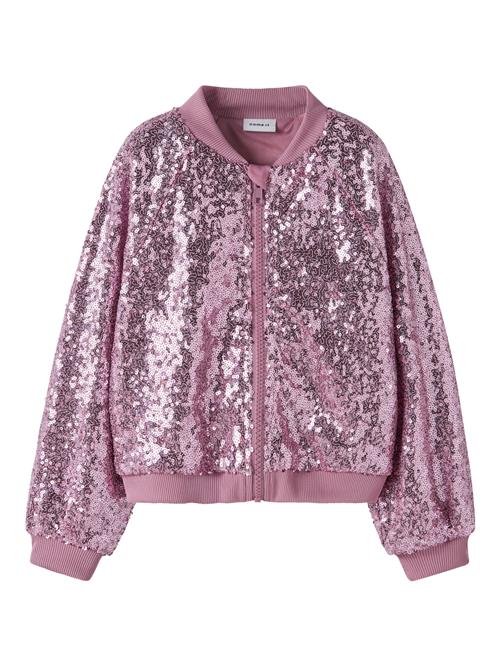 NAME IT Paillet Bomberjakke Ruscing Lilac Sachet
