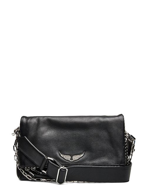 Rocky Grained Leather Studs Zadig & Voltaire Black
