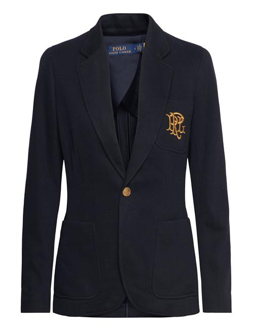 Double-Knit Jacquard Blazer Polo Ralph Lauren Blue