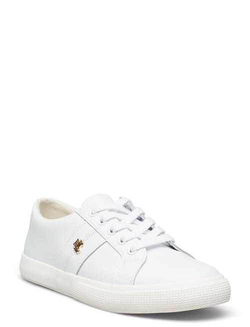 Janson Ii Action Leather Sneaker Lauren Ralph Lauren White