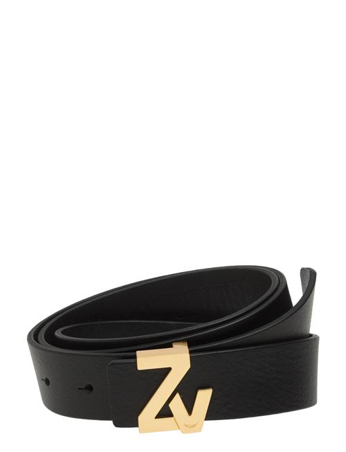 Zv Initiale La Belt 30Mm Natur Zadig & Voltaire Black