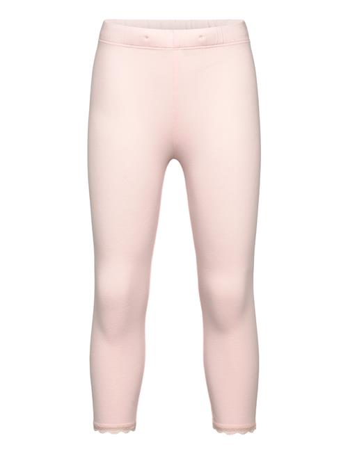 Capri Leggings With Lace Lindex Pink