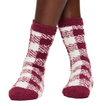 Triumph Strømper 2P Cosy Socks Rød/Hvid polyester One Size Dame