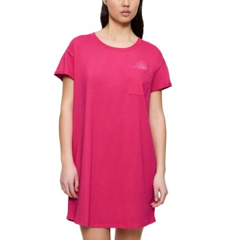 Triumph Nightdress Short Sleeve Mørkrosa  bomuld 48 Dame