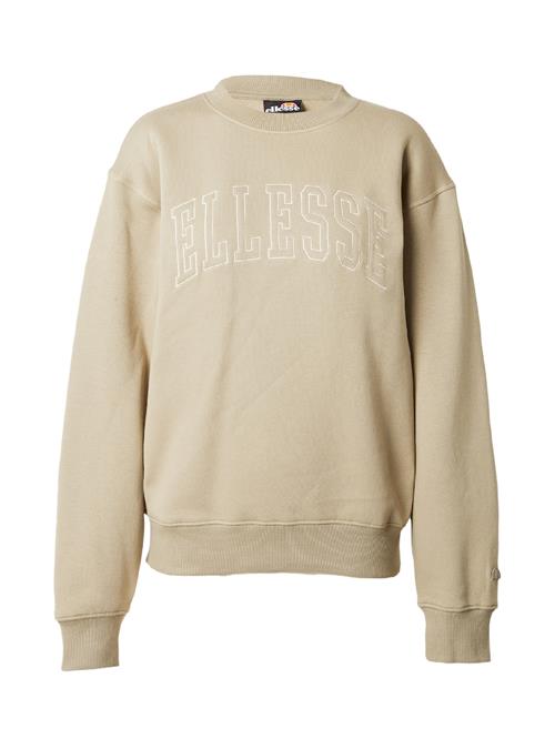 ELLESSE Sweatshirt 'Eoardo'  khaki / hvid