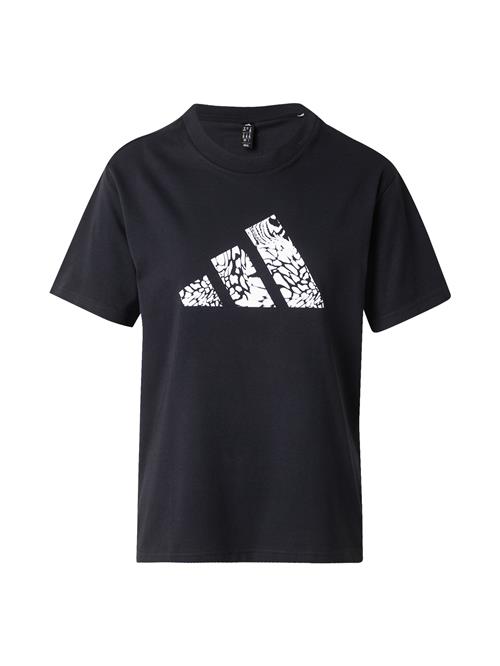 ADIDAS SPORTSWEAR Funktionsbluse  sort / hvid