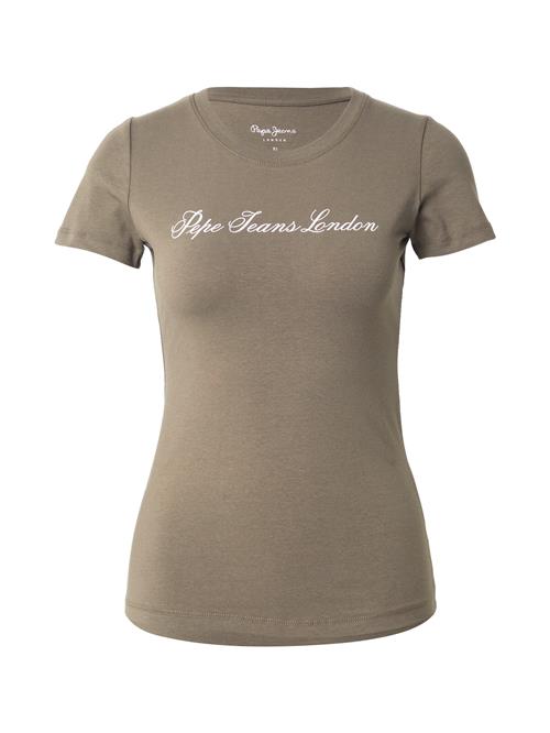 Pepe Jeans Shirts 'SENA'  oliven / hvid