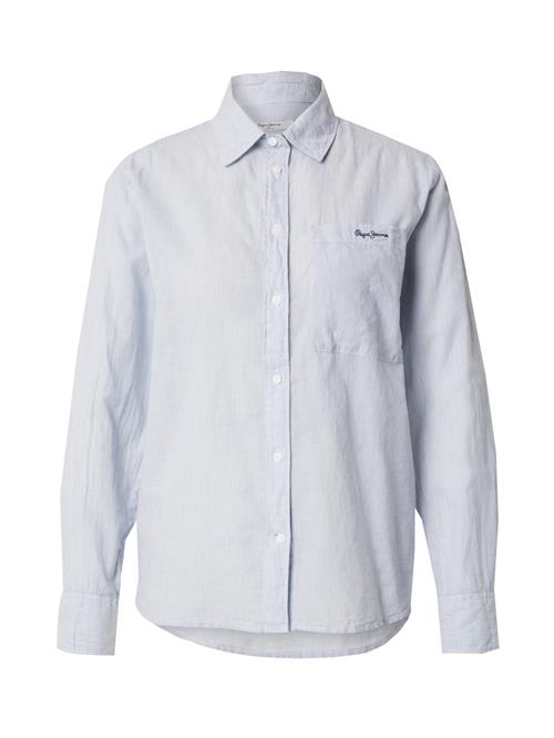 Pepe Jeans Bluse 'GILDA'  lyseblå / hvid