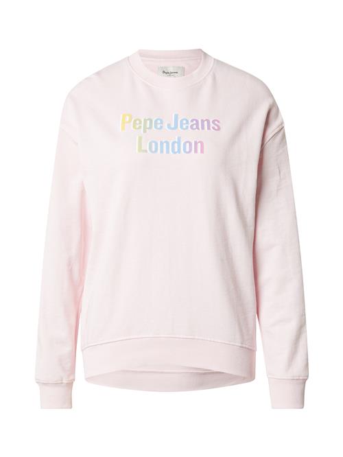 Pepe Jeans Sweatshirt 'CARLA'  lyseblå / gul / lavendel / pastelpink