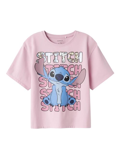 NAME IT Bluser & t-shirts 'NKFNyri Stitch'  lyseblå / gammelrosa / lys pink / sølv