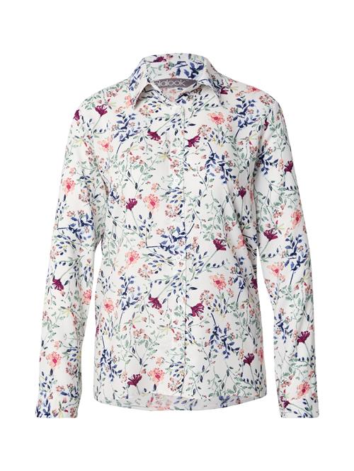 olalook Bluse  navy / gran / lys rød / hvid