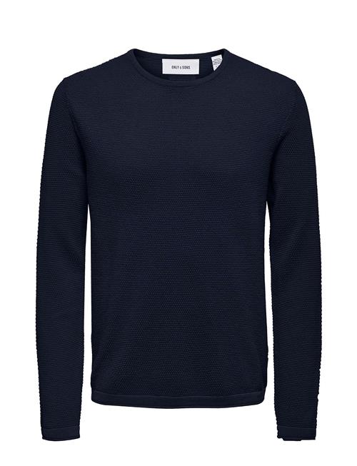 Onspanter Life 12 Struc Crew Knit ONLY & SONS Navy