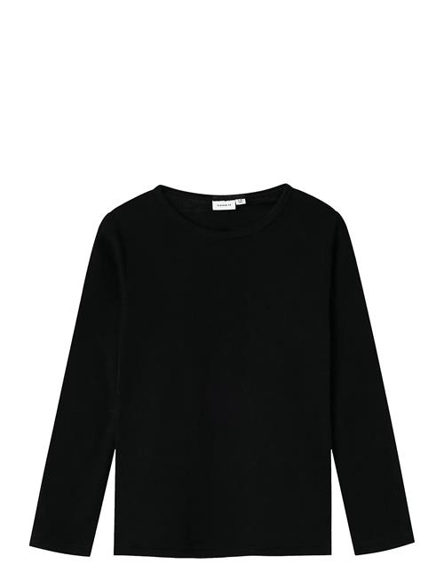 Nkmwang Wool Rib Ls Top Name It Black