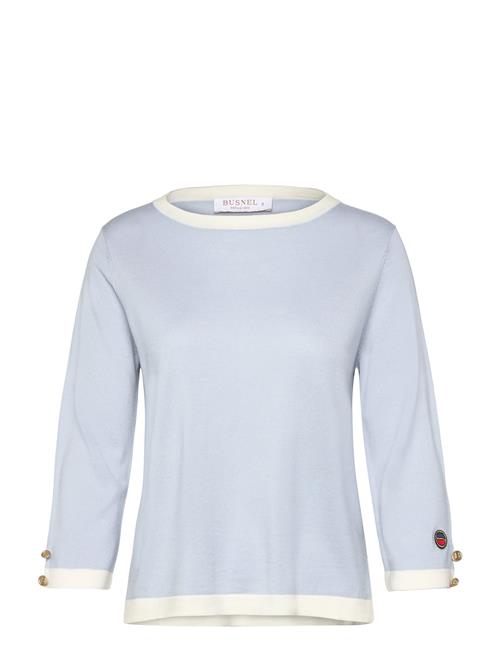 Helen Contrast Top BUSNEL Blue