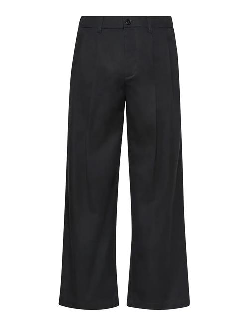 Cotton Pleated Half Elastic Pant Calvin Klein Black