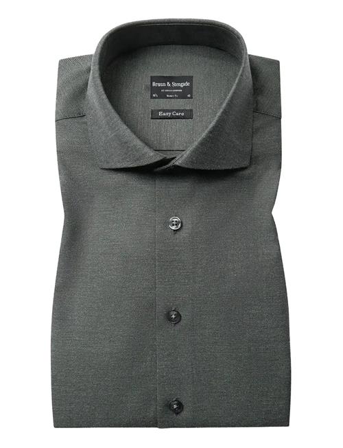 Bs Bobby Modern Fit Shirt Bruun & Stengade Green