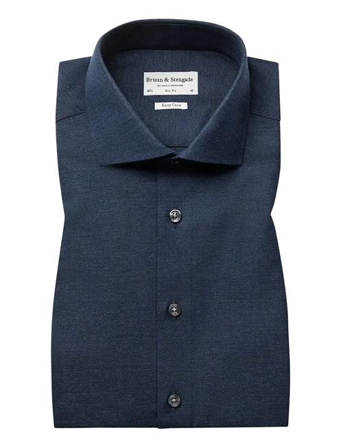 Bs Tatis Slim Fit Shirt Bruun & Stengade Navy