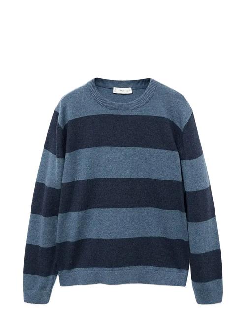 Knit Striped Sweater Mango Navy