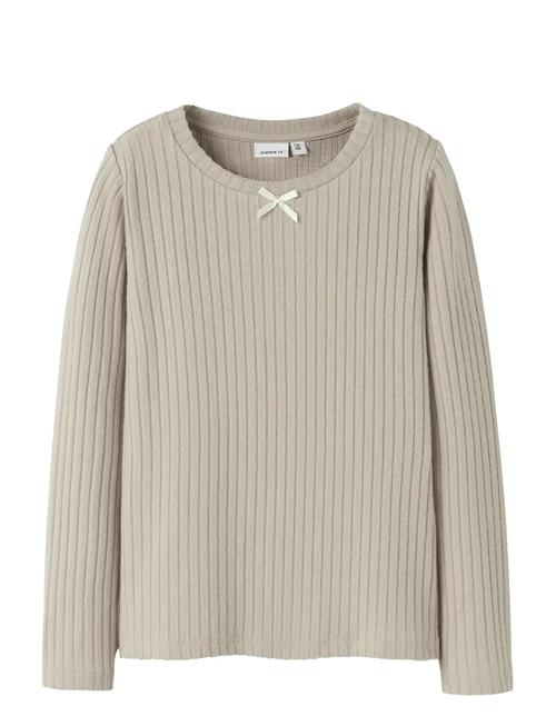 Nkfolene Ls Top Name It Beige