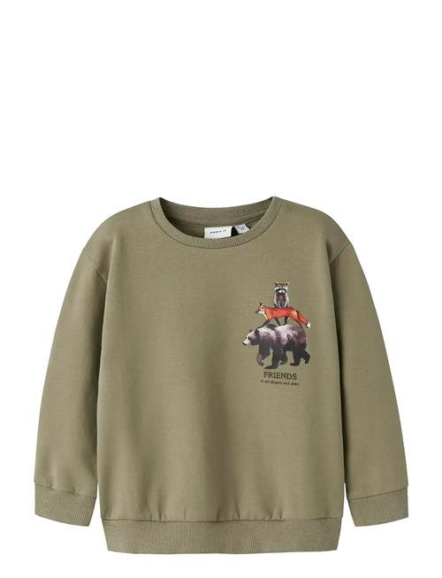 Nmmolin Ls Nreg Sweat Bru Box Name It Khaki
