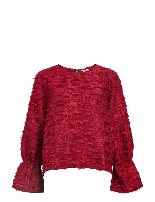 Objdaria Re L/S O-Neck Top 140 Object Red