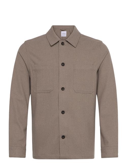 Superflex Brushed Melange Overshirt Lindbergh Beige