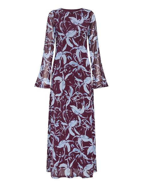 Onlcyril Mesh L/S Ankel Dress Wvn ONLY Purple
