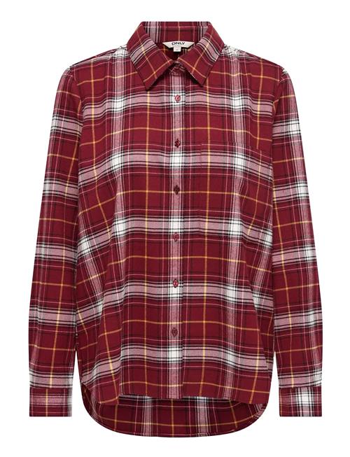 Onlwren Check Shirt Wvn ONLY Red