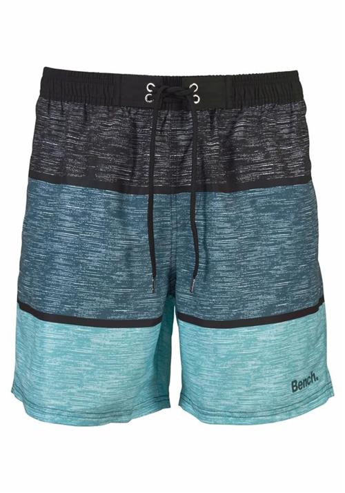 BENCH Badeshorts  aqua / cyanblå / mørkeblå / sort