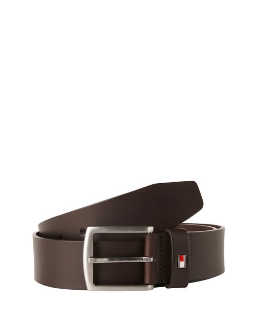 Se TOMMY HILFIGER Bælte 'New Denton'  navy / mørkebrun / brandrød / hvid hos About You