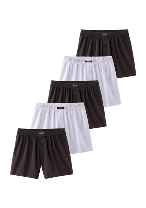 H.I.S Boksershorts  sort / hvid