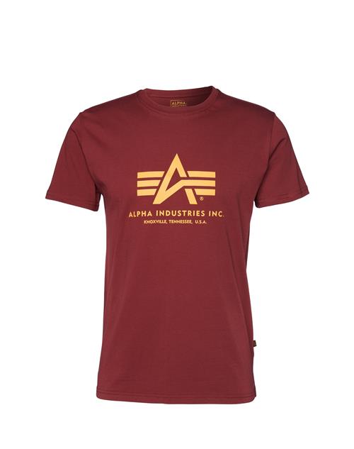 Se ALPHA INDUSTRIES Bluser & t-shirts  gul / carminrød hos About You