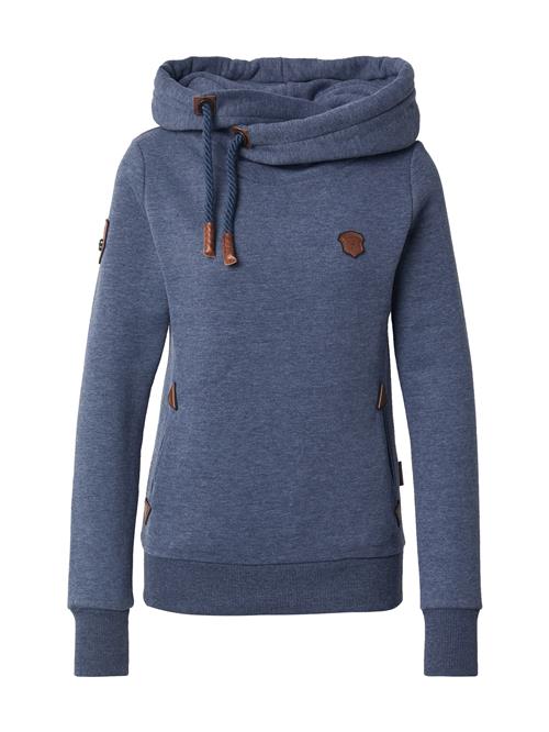 naketano Sweatshirt  indigo / brun / hvid