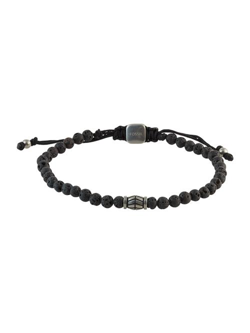 FOSSIL Armbånd  sort / sølv