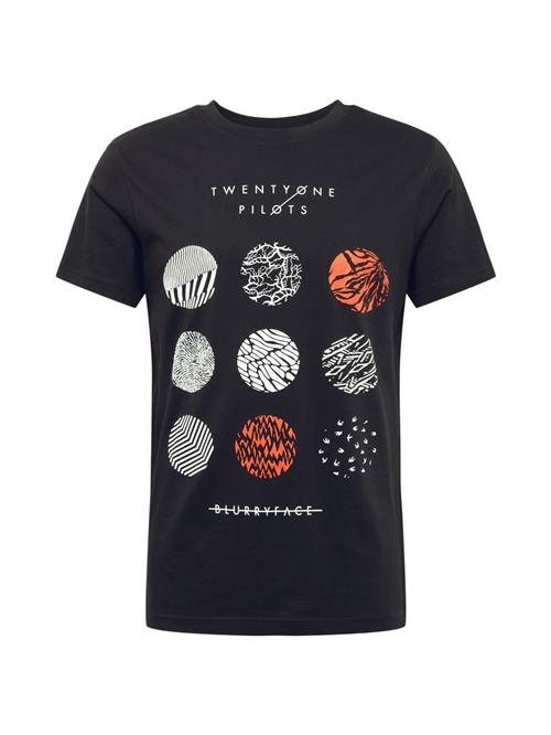 Mister Tee Bluser & t-shirts 'Twenty One Pilots'  lyseorange / sort / hvid