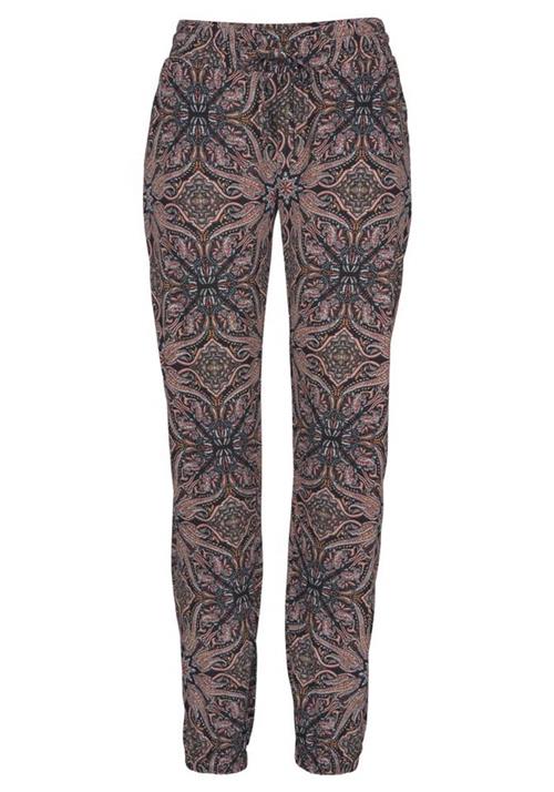 LASCANA Bukser  brun / grå / antracit / hvid